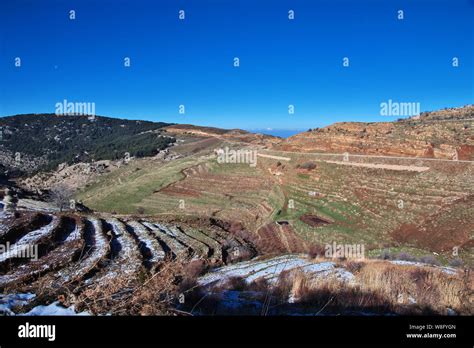 Kadisha Valley In Mountains Of Lebanon Stock Photo Alamy