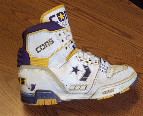 Vintage 80s Converse Erx 400 Lakers Magic Jhonson Sz 12 Ebay With