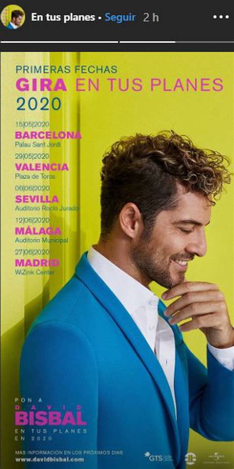 David Bisbal Anuncia El Lanzamiento De Su Nuevo Disco Y Las Primeras