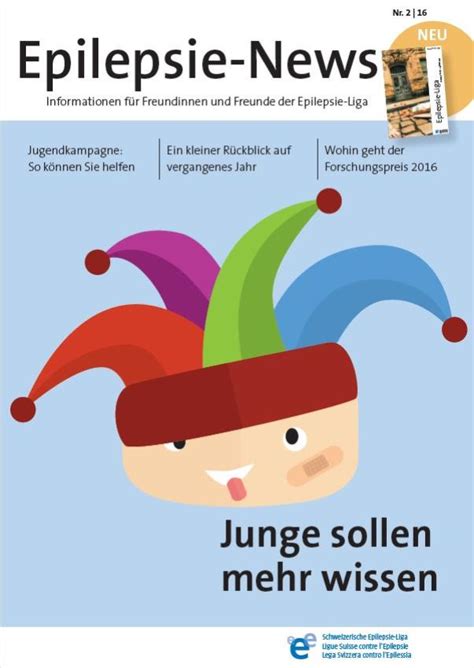 Epilepsie News 2 2016 Schweizerische Epilepsie Liga