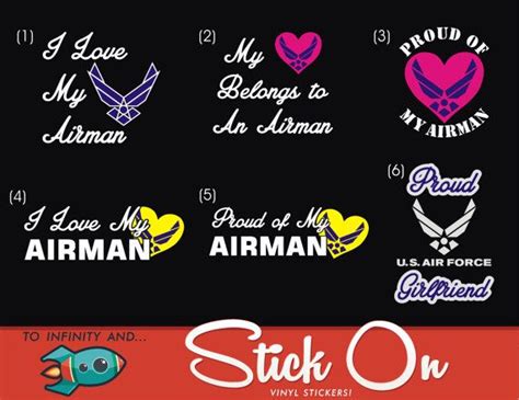 Proud Us Air Force Decal By Toinfinityandstickon On Etsy 500 Air Force Girlfriend Air