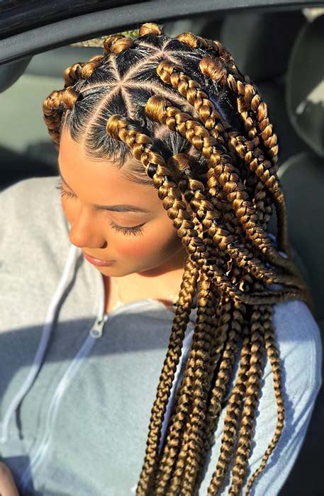 If you want your edges to look like this, try using the vo5 firm hold styling gel on your baby hairs to achieve it. 41 Pretty Triangle Braids Hairstyles You Need to See ...