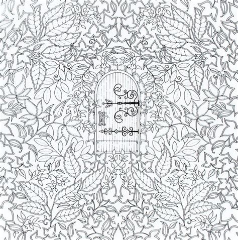 Secret garden coloring book pages free robux. secret door | Garden coloring pages, Adult coloring book pages, Johanna basford coloring