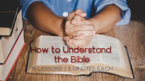 Series 1 How To Understand The Bible