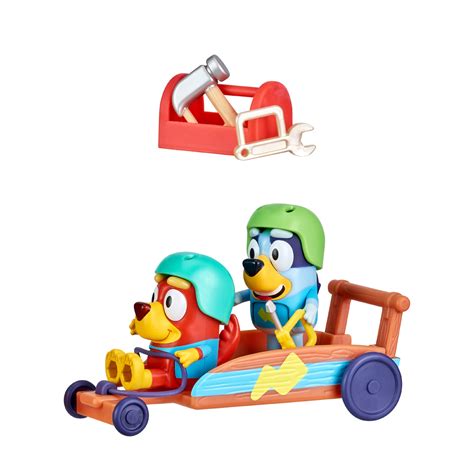 Bluey Rusty And Blueys Go Kart Vehicle Playset Aussie Toys Online