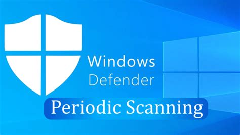 Microsoft Defender Antivirus Offers “periodic Scanning” Which Scans