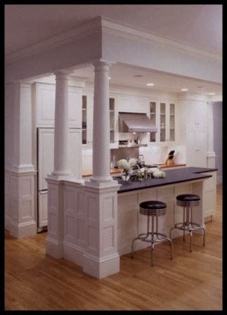 Is chief of the galveston island beach patrol. kitchen island with columns | For the Home | Pinterest