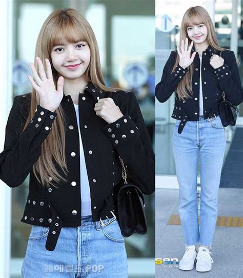 Blackpink Lisa Airport Photos At Incheon Off To New York September 8