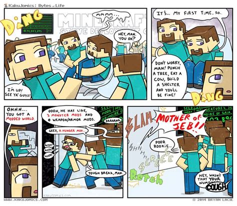 111 Modification Kakujomics Minecraft Funny Minecraft Funny Comics Minecraft Comics