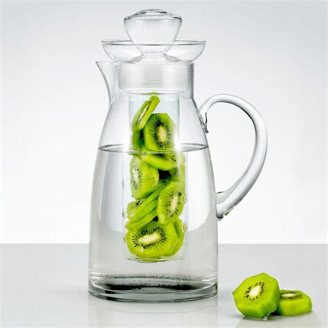 Artland Sedona Glass Pitcher With Flavor Infuser The Green Head