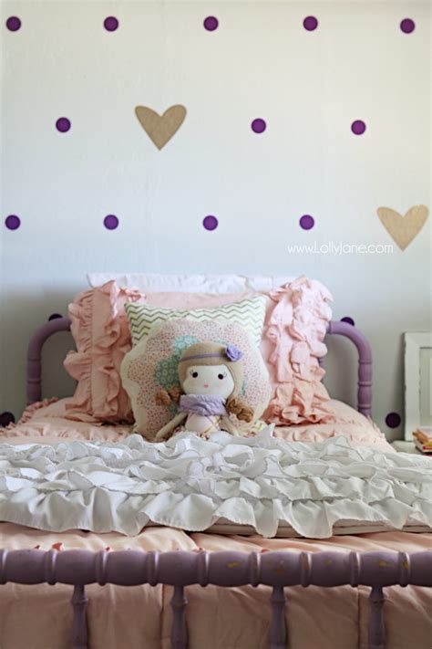 Creating a reading corner is something that you should definitely consider. Little Girl Purple and Gold Bedroom Ideas - Lolly Jane