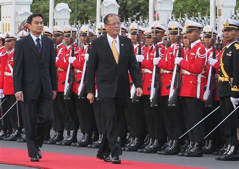 Benigno aquino iii news from united press international. President Benigno S. Aquino III and Thai Prime Minister Ab ...