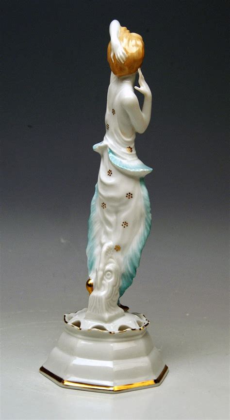Ideas on how to collect vintage art deco figures. Rosenthal Germany Art Nouveau Figurine Lo Hesse, Holzer ...