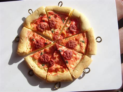 Polymer Clay Pizza By Trollwaffle On Deviantart