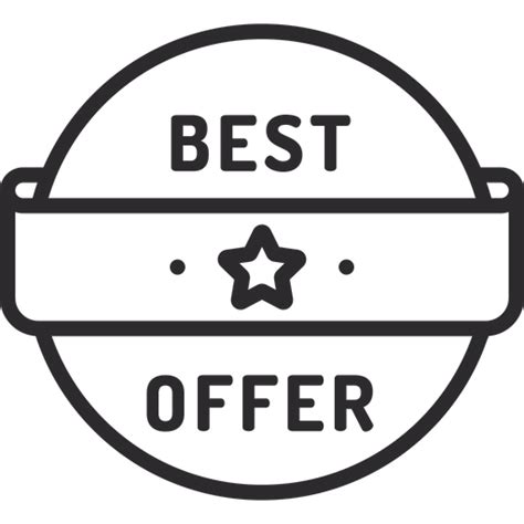Best Offer Icon Download In Line Style