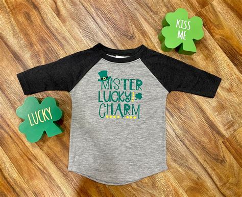 Mister Lucky Charm Shirt Toddler Boy St Patricks Day Shirt Etsy