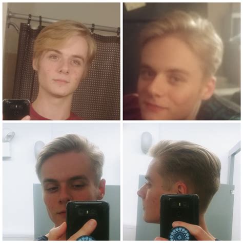Get rid of middle parting q: Got a haircut and tried to get rid of the part in my hair ...