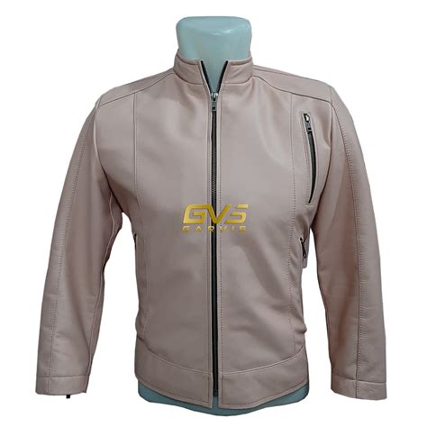 Jual Jaket Kulit Wanita Marun Korean Style - Kulit Asli