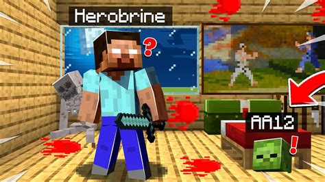 If You See Herobrine In Minecraft Run Away Youtube