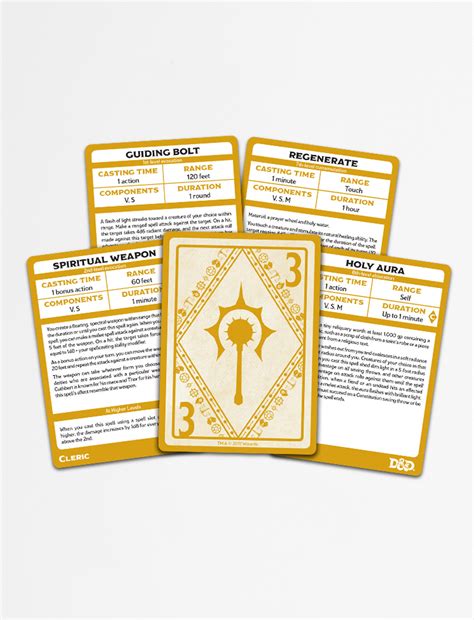 This thread was automatically marked as locked. D&D: Spellbook Cards Cleric - Poku.no