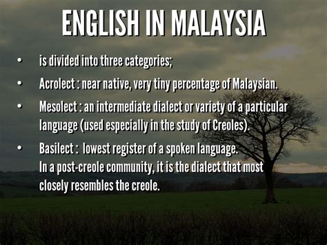 You will see malay to english translation in the window below. malaysian english (manglish) by Nurilyana Khalid