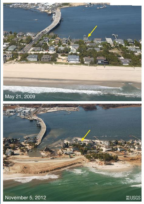Before And After Superstorm Sandy Usgs Releases Amazing Pics Dans