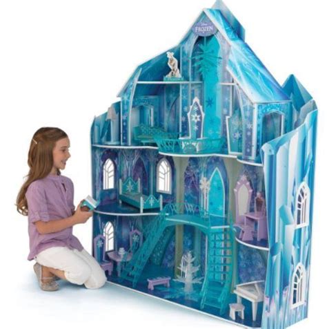 Frozen Dollhouse Disney Ice Castle Princess Elsa Lightup Doll House W
