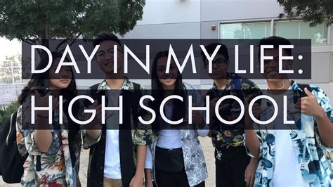 Day In My Life High School Youtube