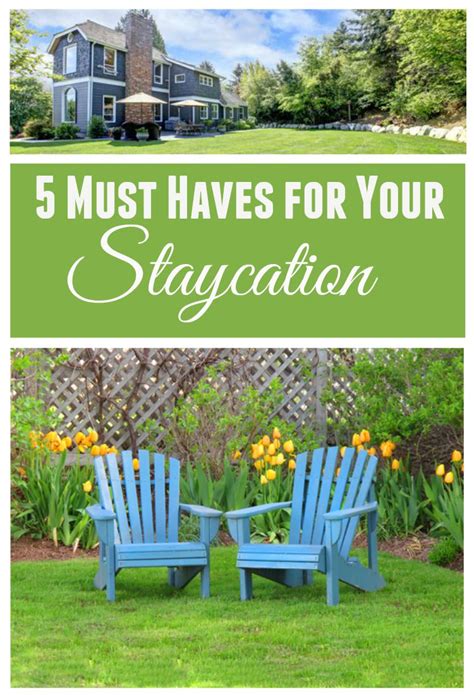 If you can't go out to the world for whatever reason, bring the world to you. 5 Must Haves for Your Staycation! - Almost Supermom