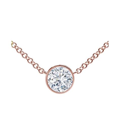 the forevermark tribute™ collection 18k round diamond necklace milkins