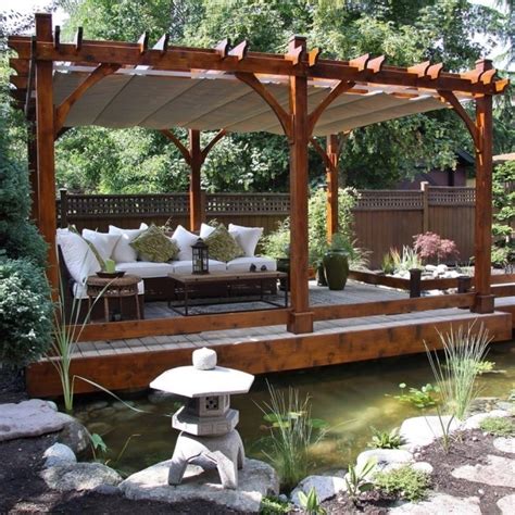 Shadefx has canopy 'wings' that spread out from the. Pergola With Retractable Canopy Kit - Pergola Gazebo Ideas