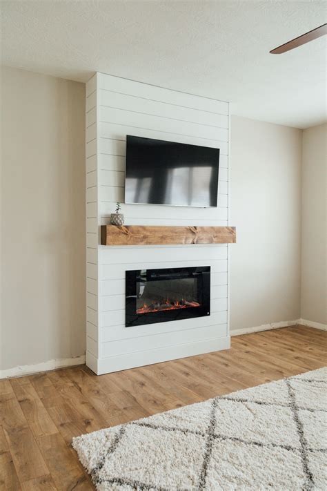 10 Diy Electric Fireplace Mantel