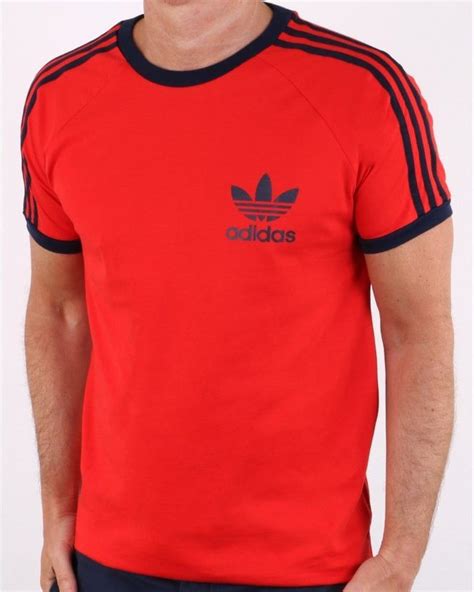 Adidas Originals Retro 3 Stripe T Shirt Track Topsclothing Sale Adidas Retro Mens Tee