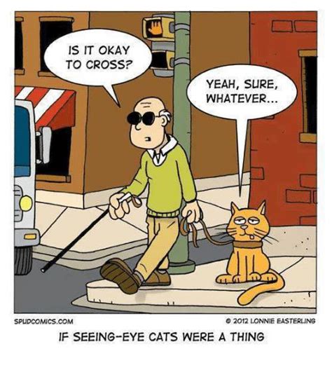 ﻿spupcomcs 0 2012 lonnie easterling if seejng eye cats were a thing cartoon blind