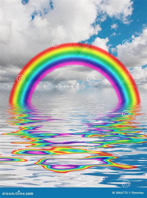 Rainbow In Water Royalty Free Stock Photo Image 3064775