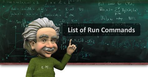 List Of Run Commands In Windows 10 Tobe