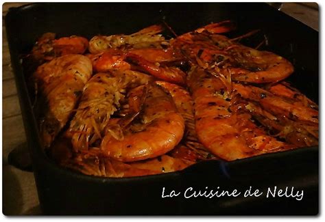 Gambas à la Plancha Marinade Citron Ail Persil