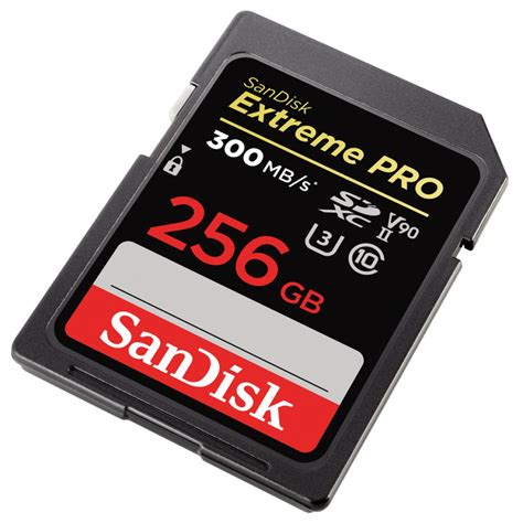 SanDisk SDXC Extreme Pro 256GB 300MB S V90 UHS II SD Karten Fotogena