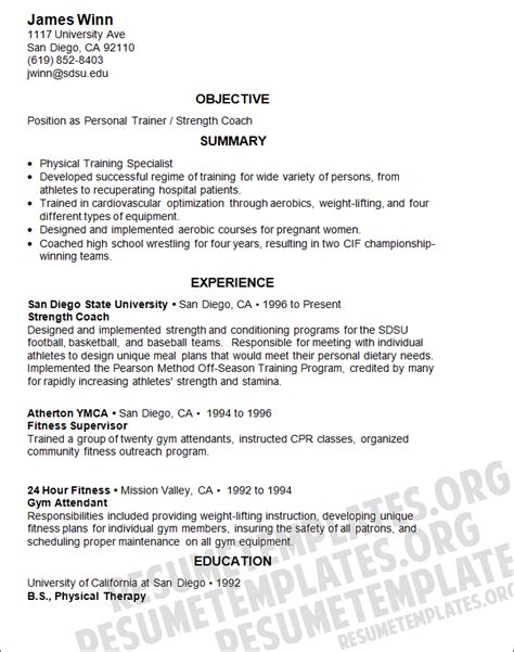 sample resume zumba instructor restaurant market survey