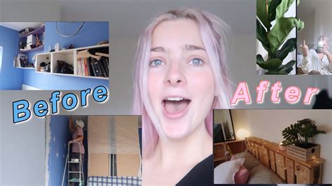 Insane Bedroom Makeover Room Tour Youtube