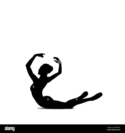 Dancing Girl Silhouette Black And White Stock Photos And Images Alamy