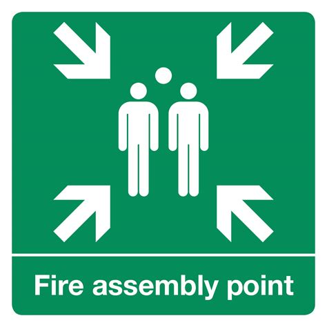 Fire Assembly Point Sign Free Printable Printable Templates