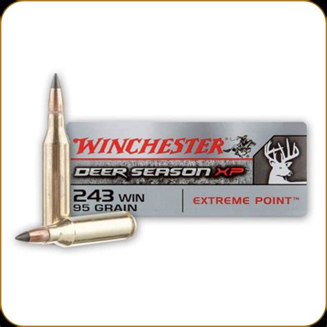 Winchester 243 Win 95 Gr Deer Season Xp Extreme Point 20ct