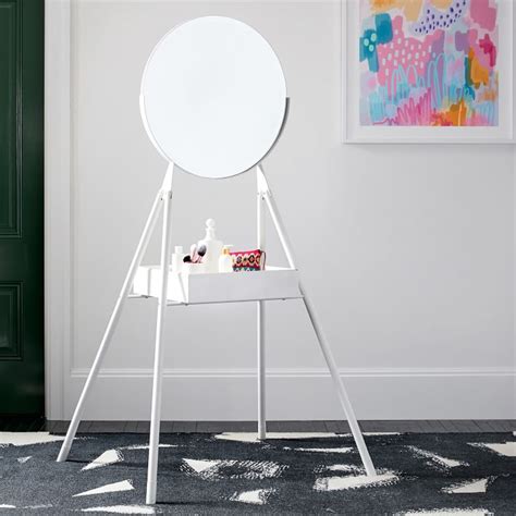 The edges of the mirror are lined with led lights that shine at a. Isabella Rose Taylor Circle Floor Mirror - Sale | Pottery ...
