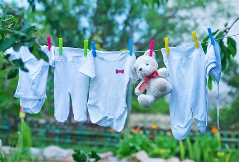 1452 Baby Clothes Hanging Clothes Line Photos Free And Royalty Free