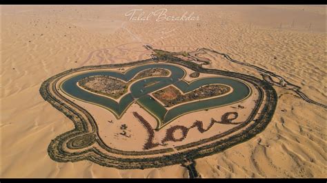 Love Lakes In The Heart Of Dubai Desert بحيرات الحب وسط صحراء دبي Youtube