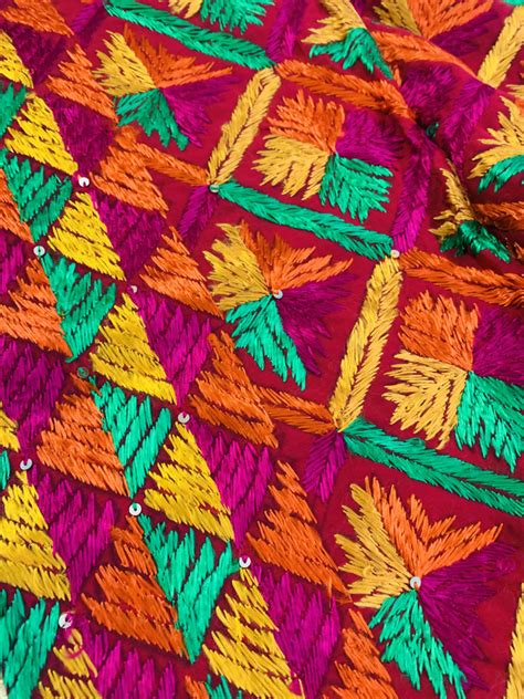 Handmade Multicolour Phulkari Handmade Ts