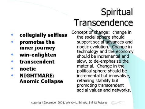 Spiritual Transcendence