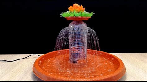 How To Make Tabletop Fountain With Plastic Bottle Very Easy And Fast