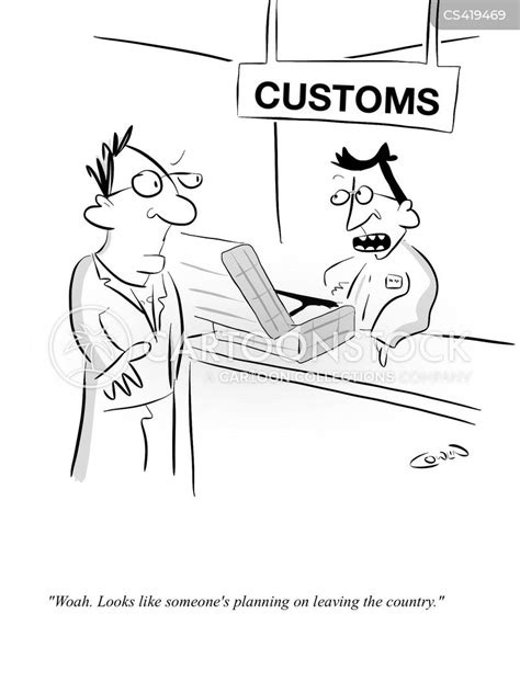 Customs Officer Cartoons And Comics Funny Pictures From Cartoonstock